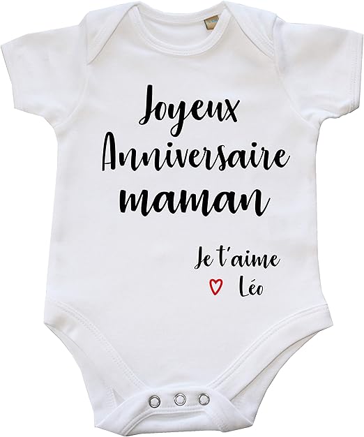 Dstny Body Bebe Joyeux Anniversaire Maman Je T Aime Prenom A Personnsaliser Vetement Pour Bebe Amazon Fr Vetements Et Accessoires Dstny Body Bebe Joyeux Anniversaire Maman Je T Aime Prenom A Personnsaliser Vetement Pour Bebe Amazon Fr Vetements Et Accessoires