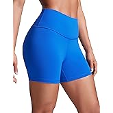 CRZ YOGA Butterbreeze Athletic Biker Shorts 4'' - High Waisted Workout Gym Volleyball Running Yoga Tummy Control Womens