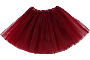 FEPDIU Women Tutu Skirt 5 Layers Tulle Girl Teens Fluffy Tutu Ballet Skirt Short Tulle Skirt Tutu for Women Adults Rave Costume