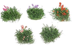 HONITANO 1 Box Simulation Mini Flower Cluster DIY Micro Landscape Decoration Box Lightweight Plastic