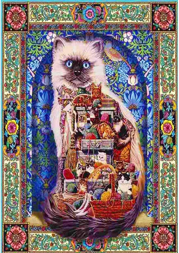 5D Point Full Drill Drawing 40 * 30CM, 5D Embroidery Paintings Rhinestone Pasted DIY Diamond Painting Cross Stitch - Series 4