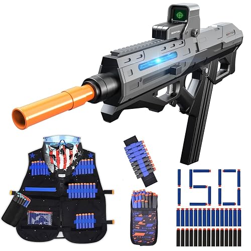 sofiten Toy Gun Automatic Sniper Rifle with Tactical Vest Kit ...