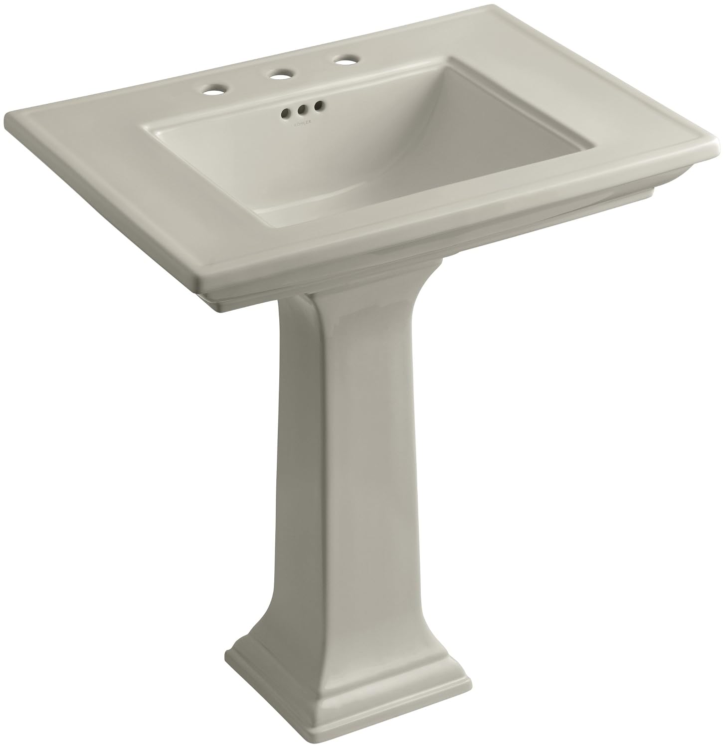Bathroom Fixtures Ice Grey Kohler K 2268 8 95 Memoirs Pedestal Bathroom Sink With 8 Centers And Stately Design Kitchen Bath Fixtures