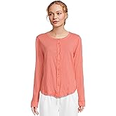 Mod-O-Doc Women's Long Sleeve Exposed Seams Button-up Slim Cardigan