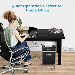 BONSEN 12-Sheet Paper Shredder for Home