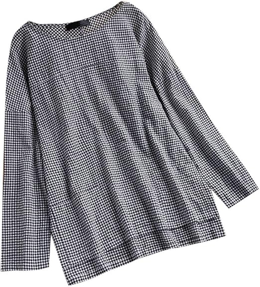 MOLERANI Damen Langarmshirt Mit Plissee - Elegantes Oberteil Rundhals, Basic Bluse