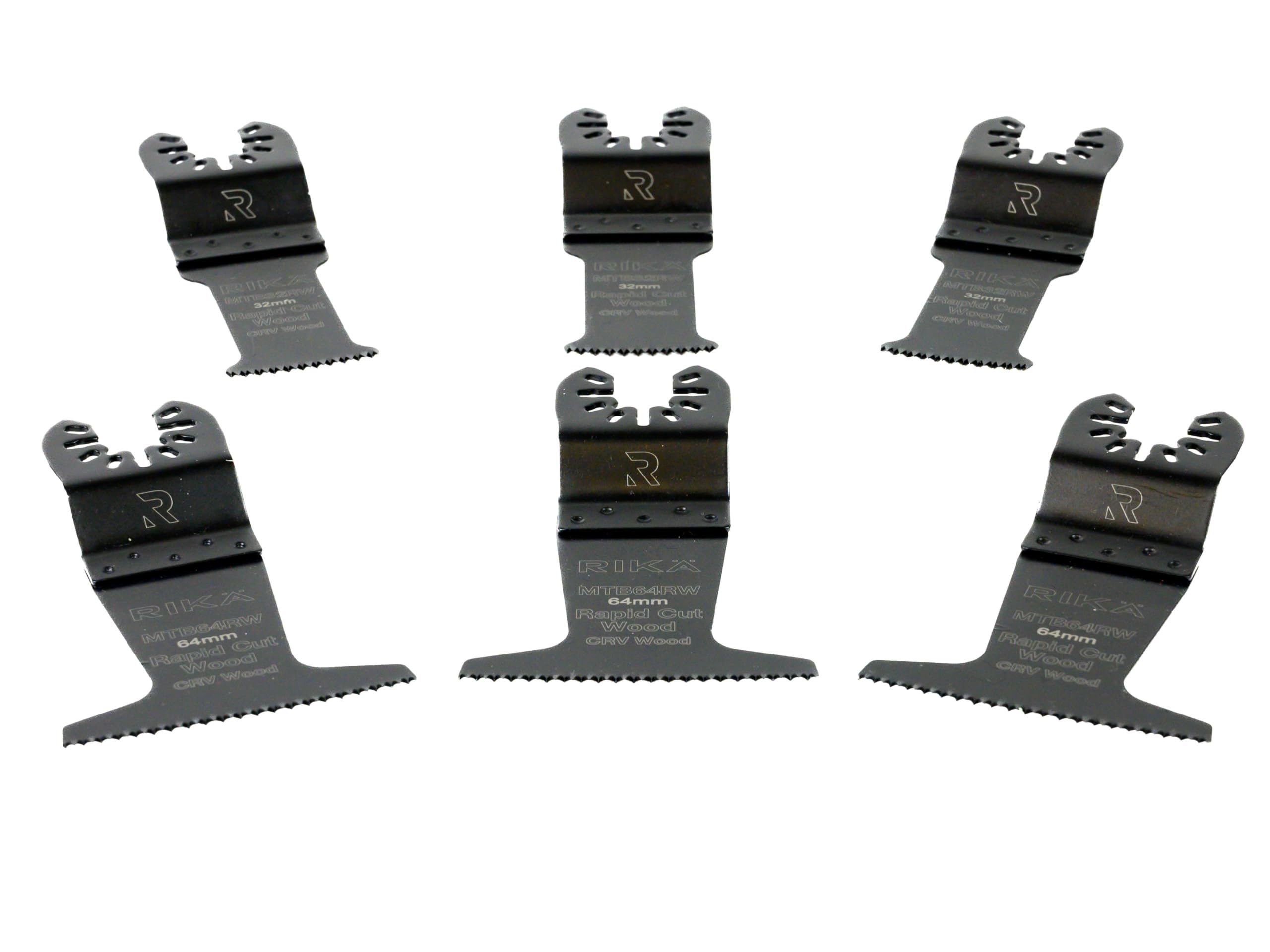Rikä MTB6WSET Rapid Wood Blade Set 6pc