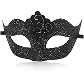 Ralleyfun Masquerade Mask for Women Men Couple Masks for Ventian Halloween Carnival Mardi Gras Party Supply