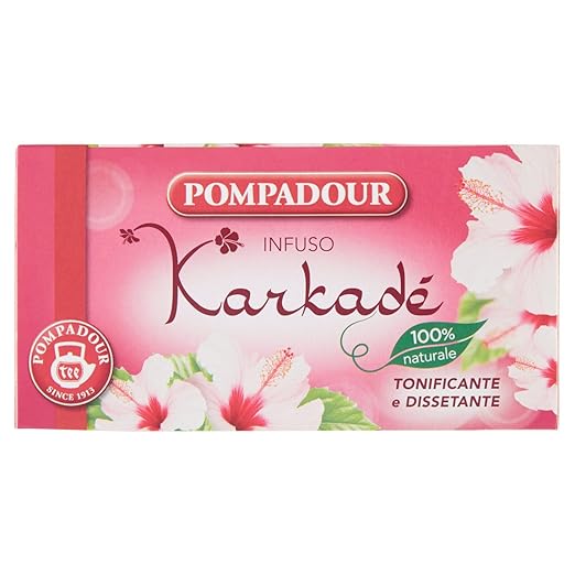 5 opinioni per Pompadour Infuso Karkade'- 20 filtri [40