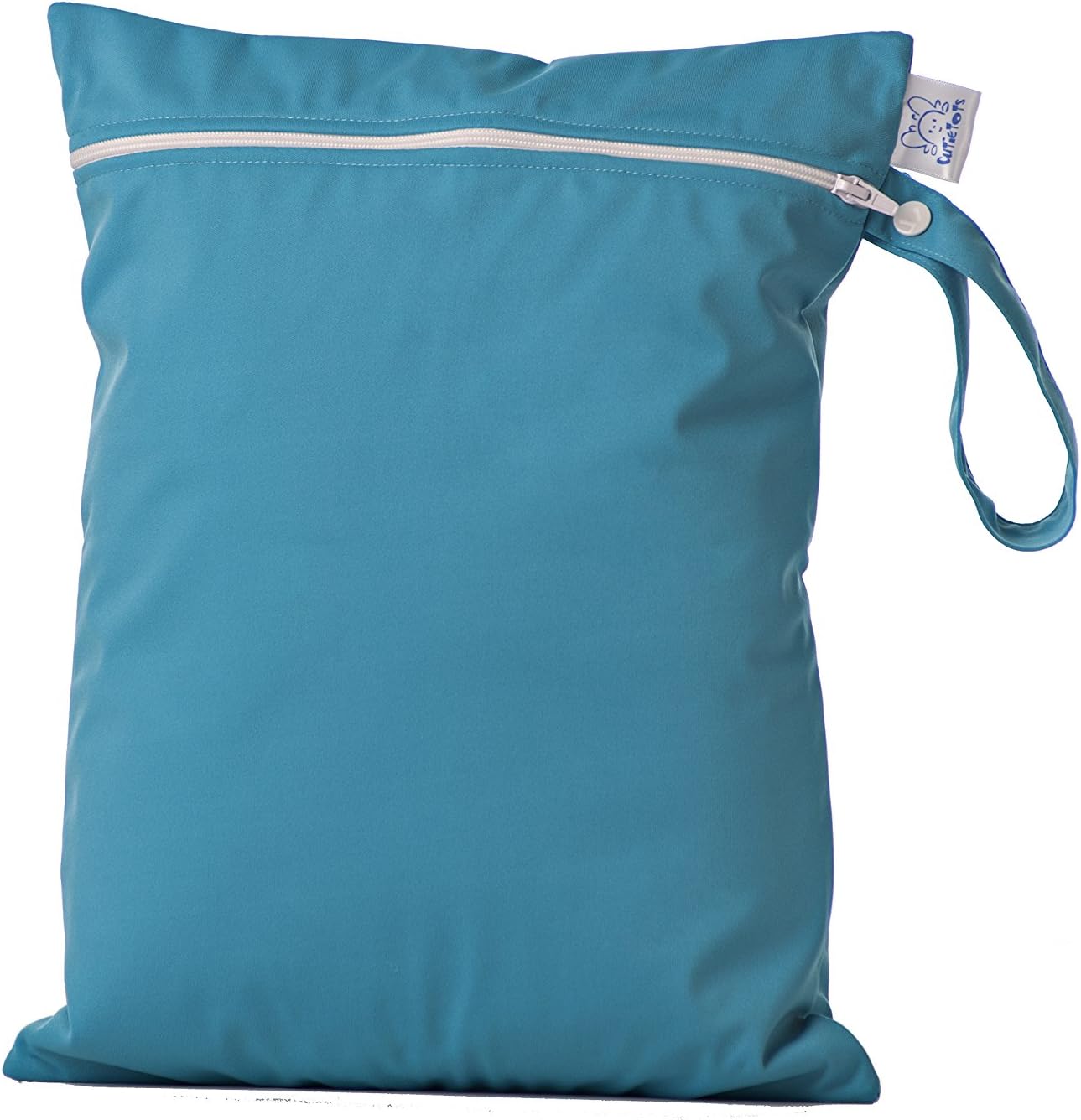 CutieTots Diaper Wet Bag - (Baby Blue) With Free Changing Mat