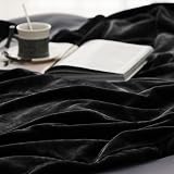 Bedsure Fleece Throw Blanket Sofa 130x150 cm Black view 4