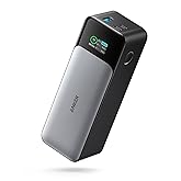 Anker 737 Power Bank, 24,000mAh 3-Port Laptop Portable Charger with 140W Fast Charging, Smart Display, Compatible with iPhone