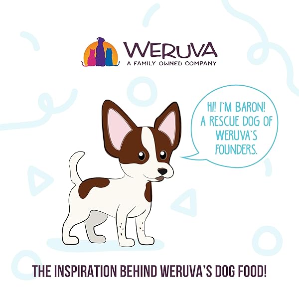WERUVA MEALS ‘N MORE NATURAL WET DOG FOOD, WOOF WOOF FLOOF! SKIN & COAT HEALTH VARIETY PACK, 3.5OZ CUP (PACK OF 10)