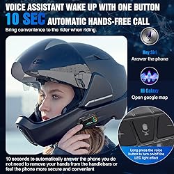 FEYA Motorcycle Helmet Speakers High Battery Life