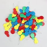 100 Pcs Plastic Needle Threaders, Hand Machine Sewing Needle Threader Tool | Needle Threader Hand Machine Sewing Tool for Sewing Crafting, Knitting Craft, Embroidery，Quilting, DIY Art, Color Random