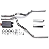 Flowmaster Super 44 Mandrel-Bent Aluminized Dual Truck Exhaust Kit w/Chrome Tips for Silverado, Sierra, F-Series & Ram