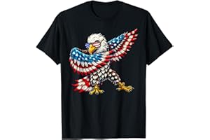 AMERICAN BALD EAGLE 4TH OF JULY SHIRT MEN WOMEN American Flag Bald Eagle Patriotic Eagle 4th of July USA T-Shirt