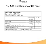 New Leaf Vitamin C Tablets 1000mg Rosehip Bioflavonoids 360 UK Made view 7