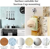 Hemiks 2 Pack Suction Hooks Vacuum Cup Hooks 5KG Load view 6