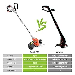 PAXCESS SF8A220 20 Volt 12 Inch Cordless String