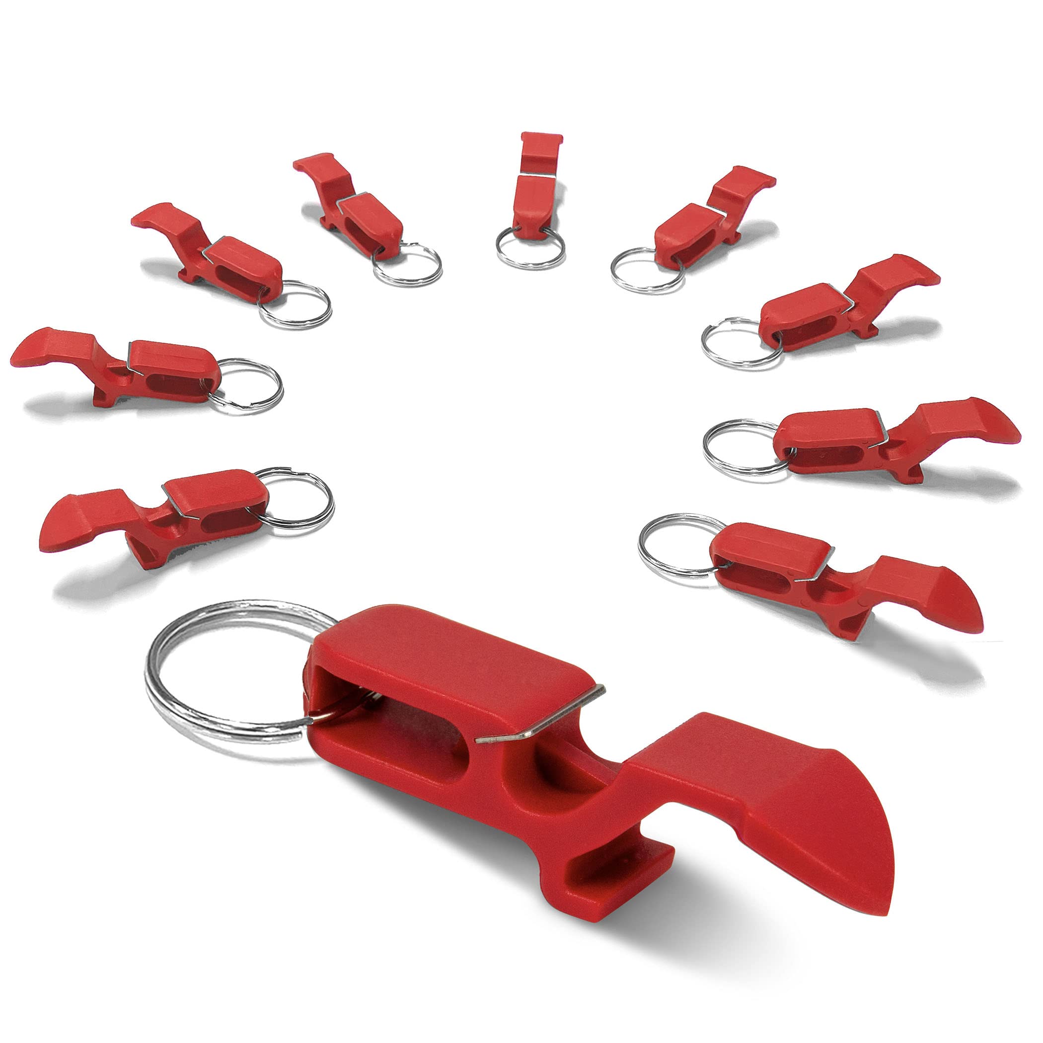 GoPong Ultimate Beer Shotgun Tool (Pack of 10), Red