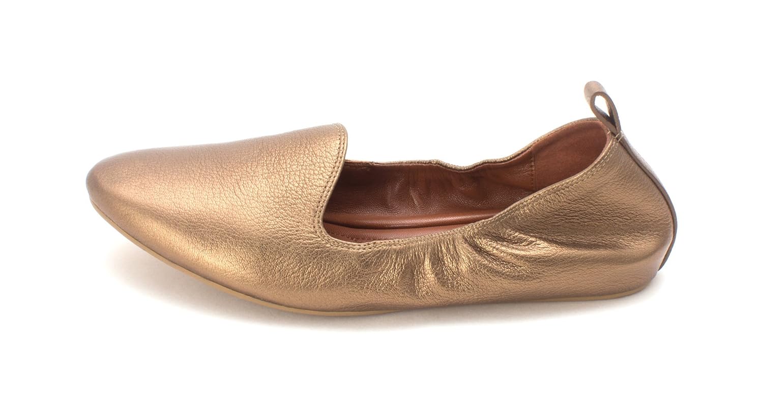 cole haan gold flats
