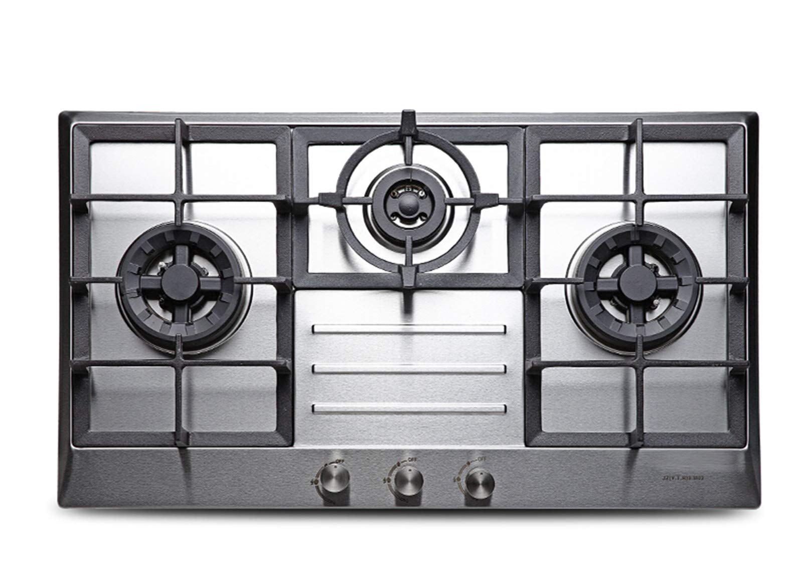 Buy Cooktop 30X18 Inches Built in 3 Burners Stove,Stainless Steel