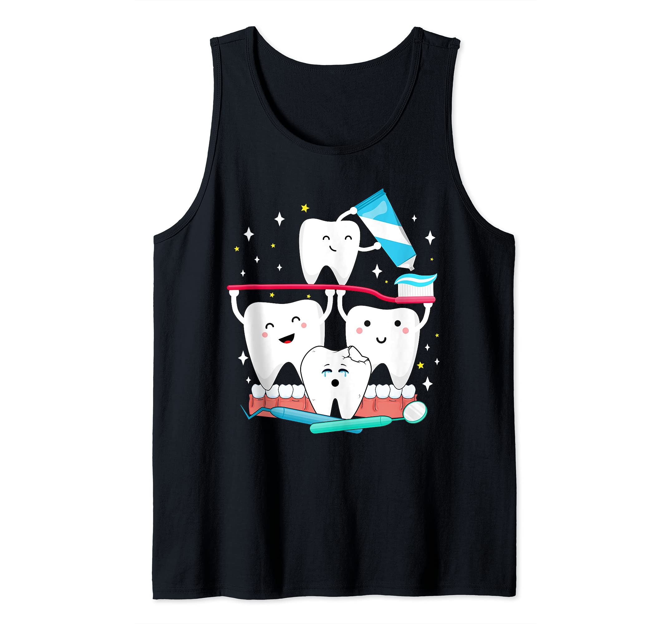 Tooth Doctor I Dentistry I Funny Tooth Dentist Tank Top
