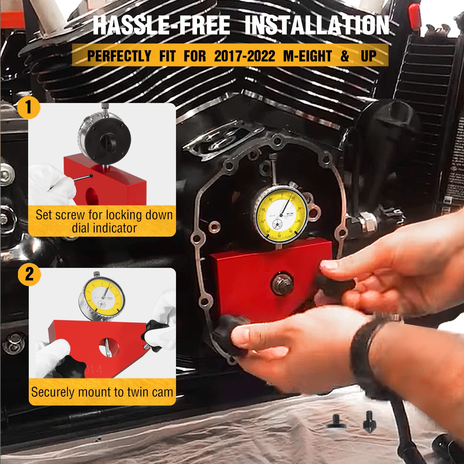Mua For Harley 9014 Crank Pinon Shaft Run Out and Gear Drive Backlash ...