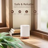 ASAKUKI 300ml Essential Oil Diffuser Ultrasonic Humidifier 7 LED Lights Yellow view 6