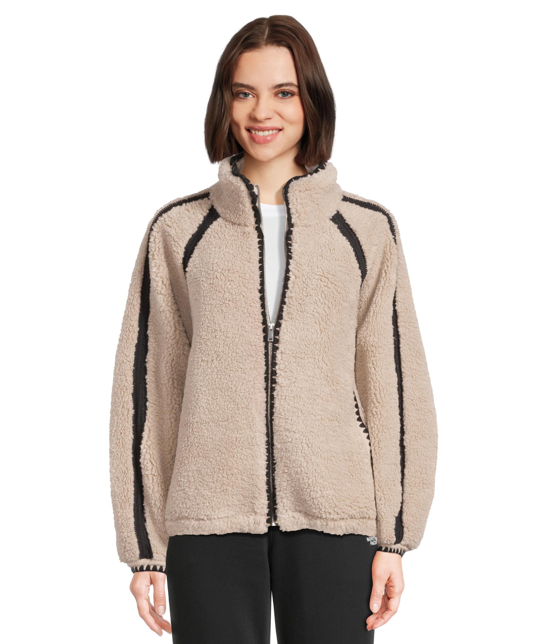 Photo 1 of ***Similar/ Not Alike***
UGG Women's Nikia Crochet UGGFLUFF Jacket, Putty