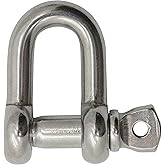 Extreme Max 3006.8261 BoatTector Stainless Steel Chain Shackle - 1/4"