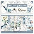 STAMPERIA INTERNATIONAL, KFT Stamperia-Scrapbooking Pad-Romantic Sea Dream, Multicoloured, 12 x 12 inches