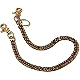 Ruth&Boaz Solid Brass Square Chain Biker Trucker Keychain Key Jean Wallet Chain