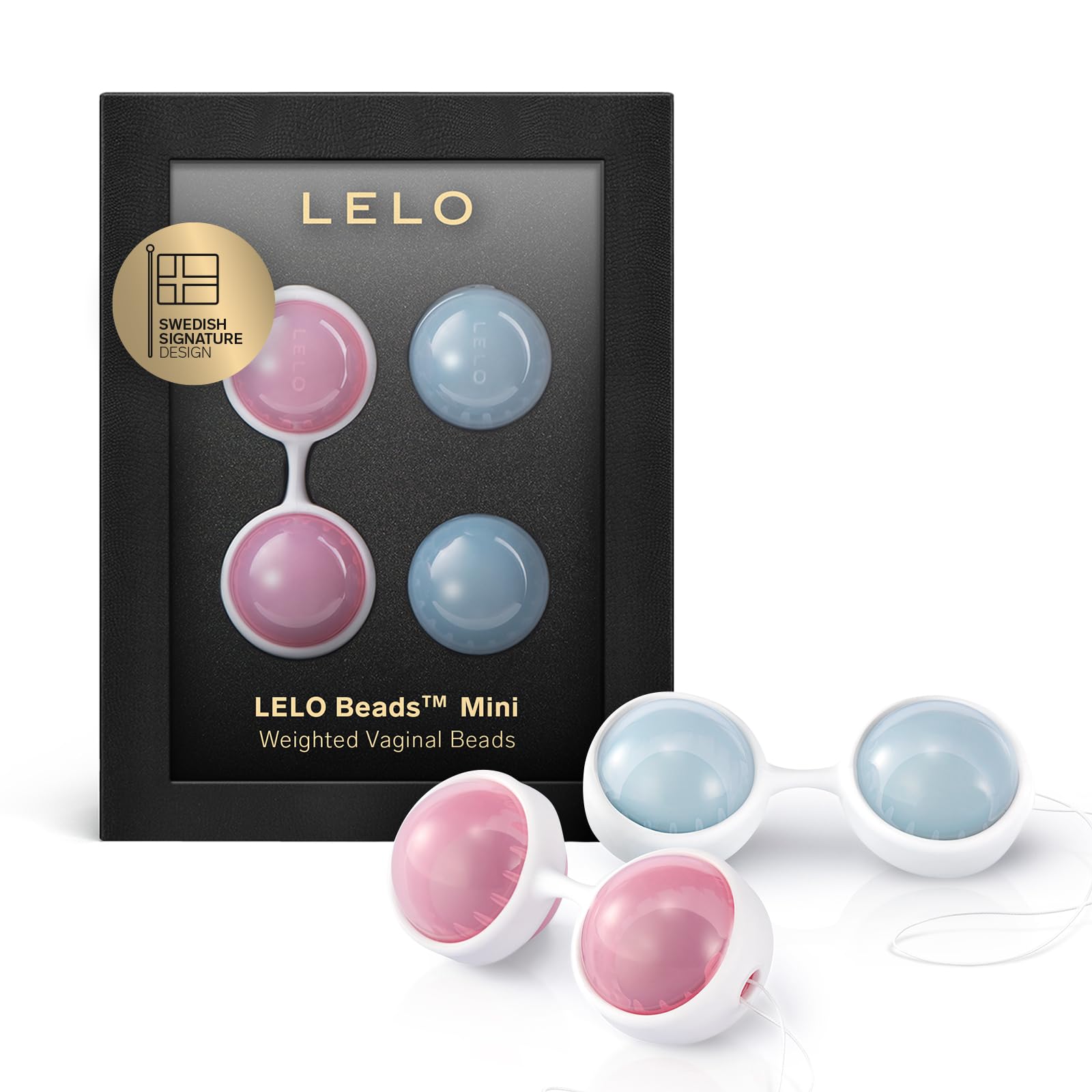 LELO Beads Kegel Balls for Women of All Ages – Premium Silicone Exercise Weighted Balls with String - Perfect for Pleasure Enhancement (Mini) — image 1