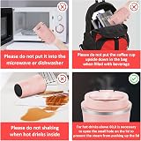 CS COSDDI Travel Mug Insulated Stainless Steel Leakproof Lid 12oz Cup view 7