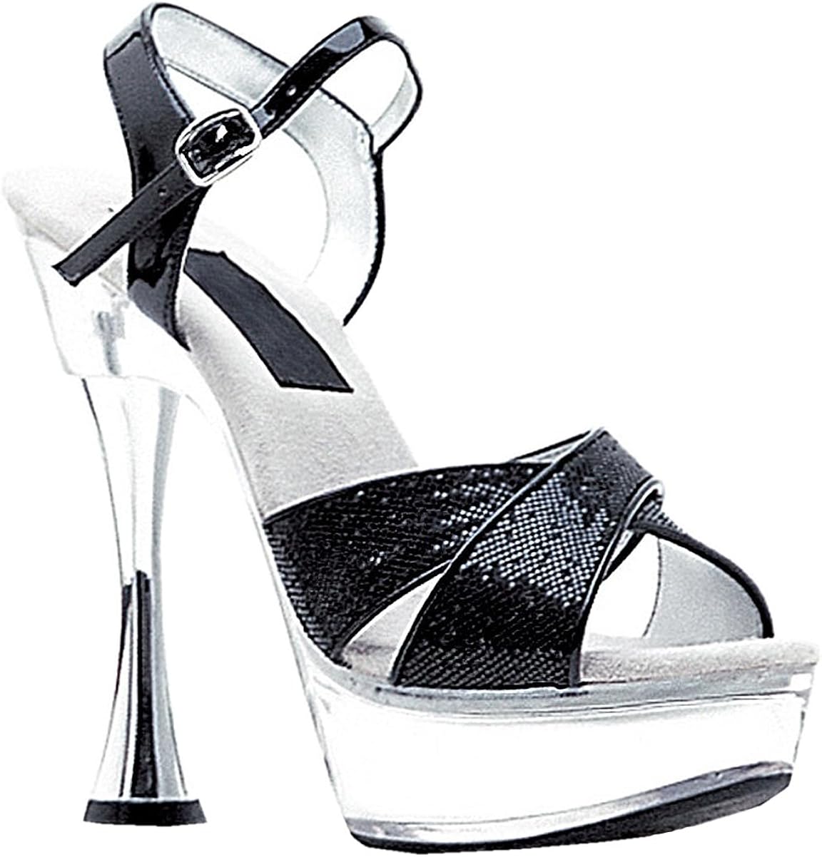 black and silver sequin shoes