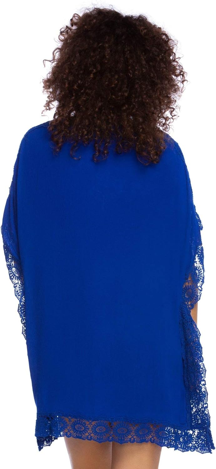 La Blanca Women's Short Sleeve Tunic Swim Cover-up at  Women’s Clothing store