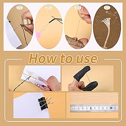 33 Pcs Bookbinding Kits 4 Pcs Bone Folder Paper