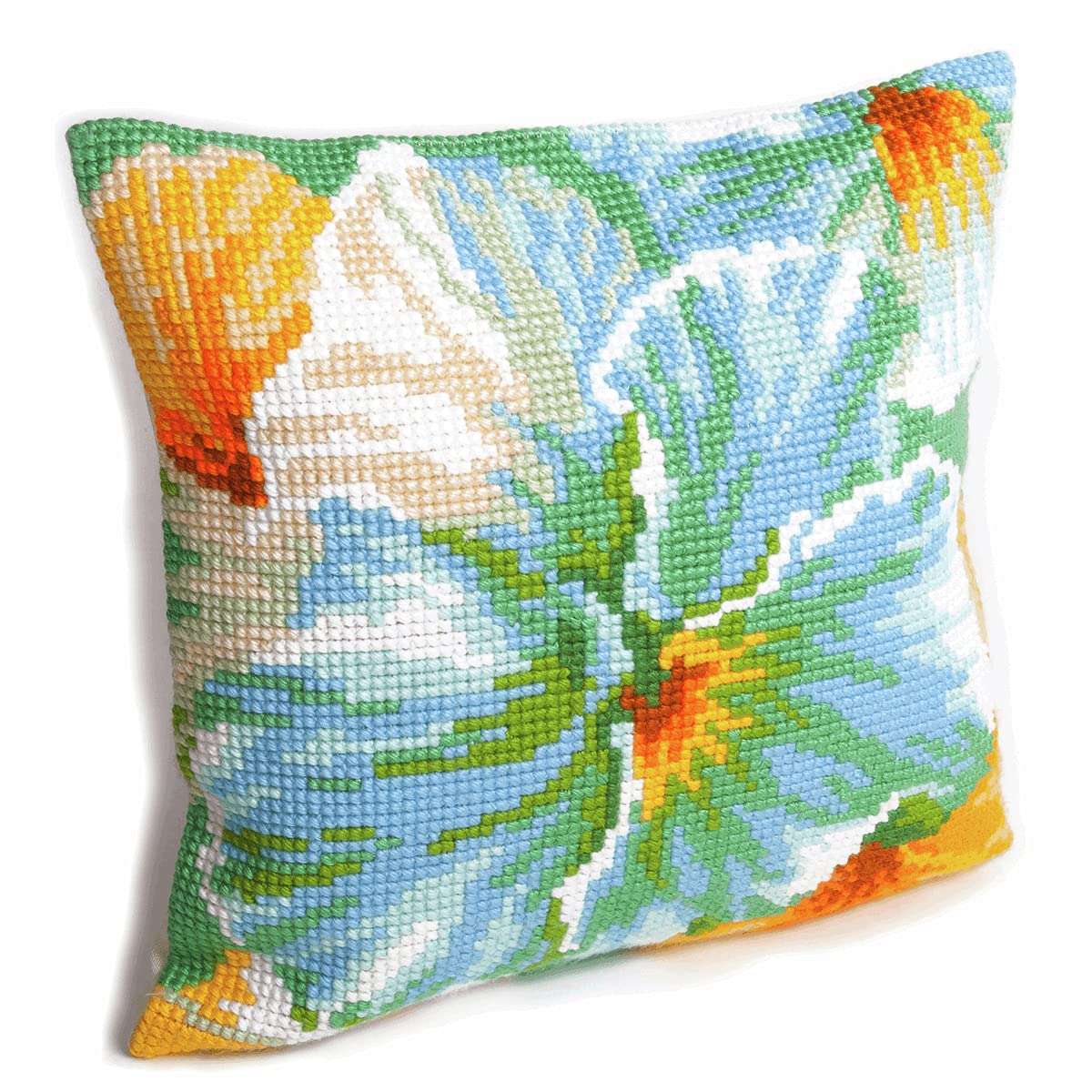 Collection d'Art Cross Stitch Cushion: Spring
