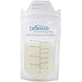 Dr. Brown’s Breast Milk Storage Bags, Disposable and Durable Bags for Freezing & Heating Breast Milk, (50ct) 6 oz Bags, BPA free