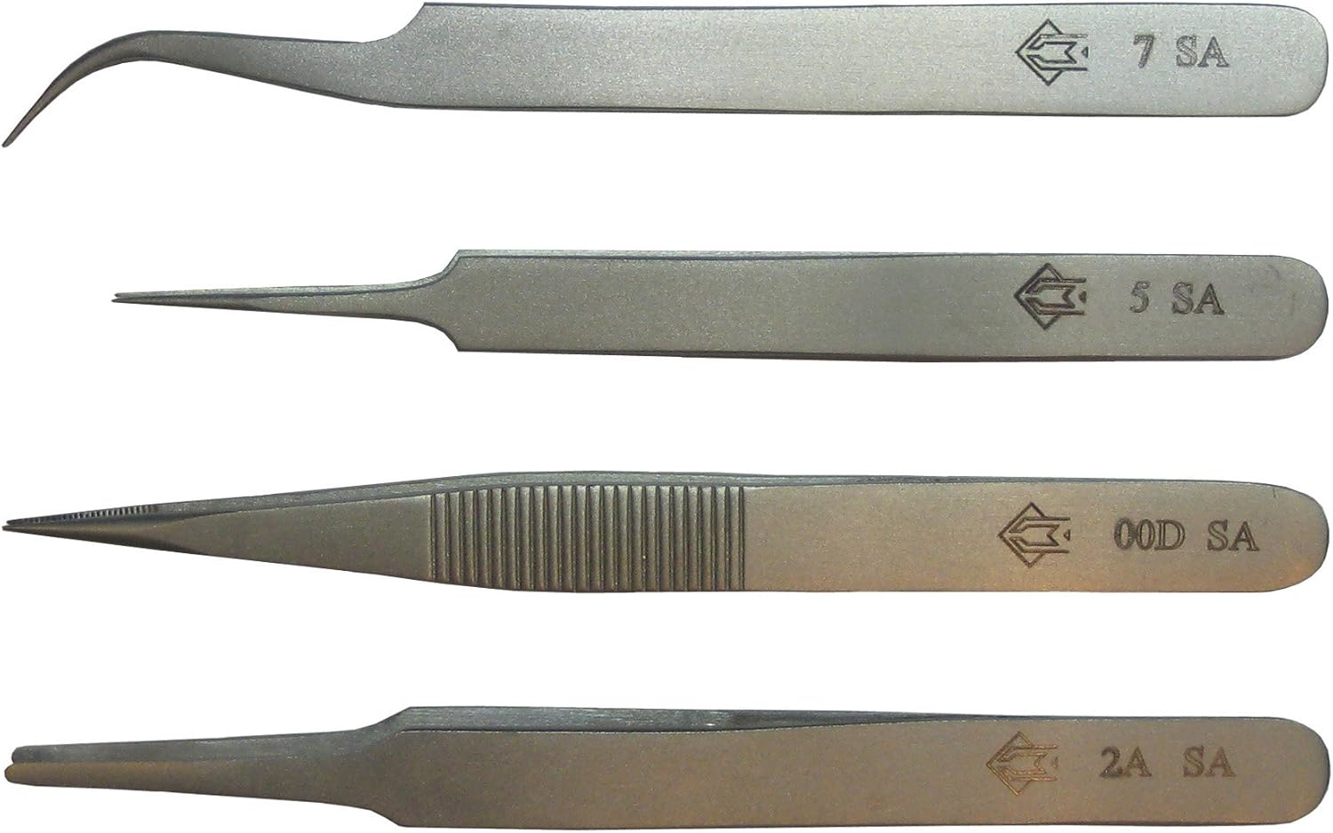 set di pinzette per hobby