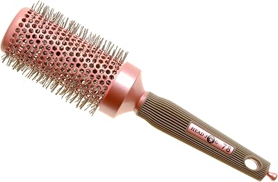 Head Jog 78 Pink Radial Brush Ceramic Coated Barrel 43mm Nylon Bristle