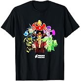 Roblox Halloween Heroes Black T-Shirt - Classic Fit, Crew Neck, Short Sleeve, Casual