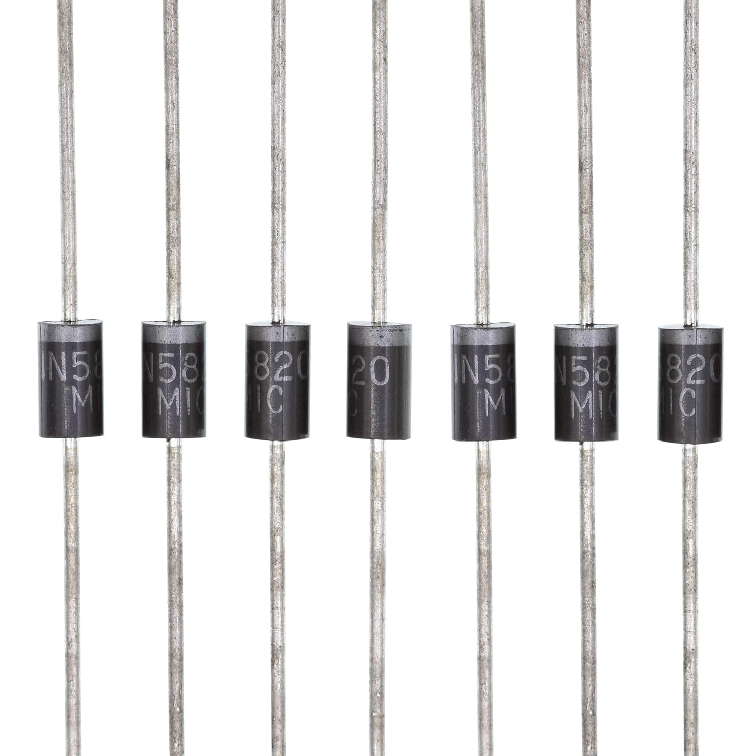HUABAN 10PCS 1N5820 Schottky Barrier Rectifier Diodes 3A 20V DO-201AD ...