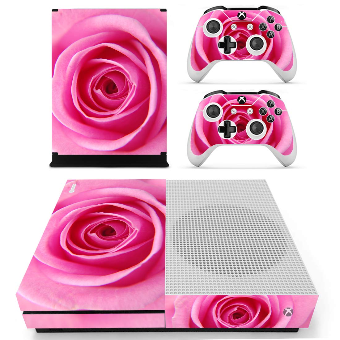 Amazon Adventure Games XBOX ONE S Rose Pink Vinyl Console Skin Decal Sticker 2 