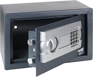 HMF 4612212 Caja fuerte con cerradura electrónica | 35 x 25 x 25 cm | Antracita