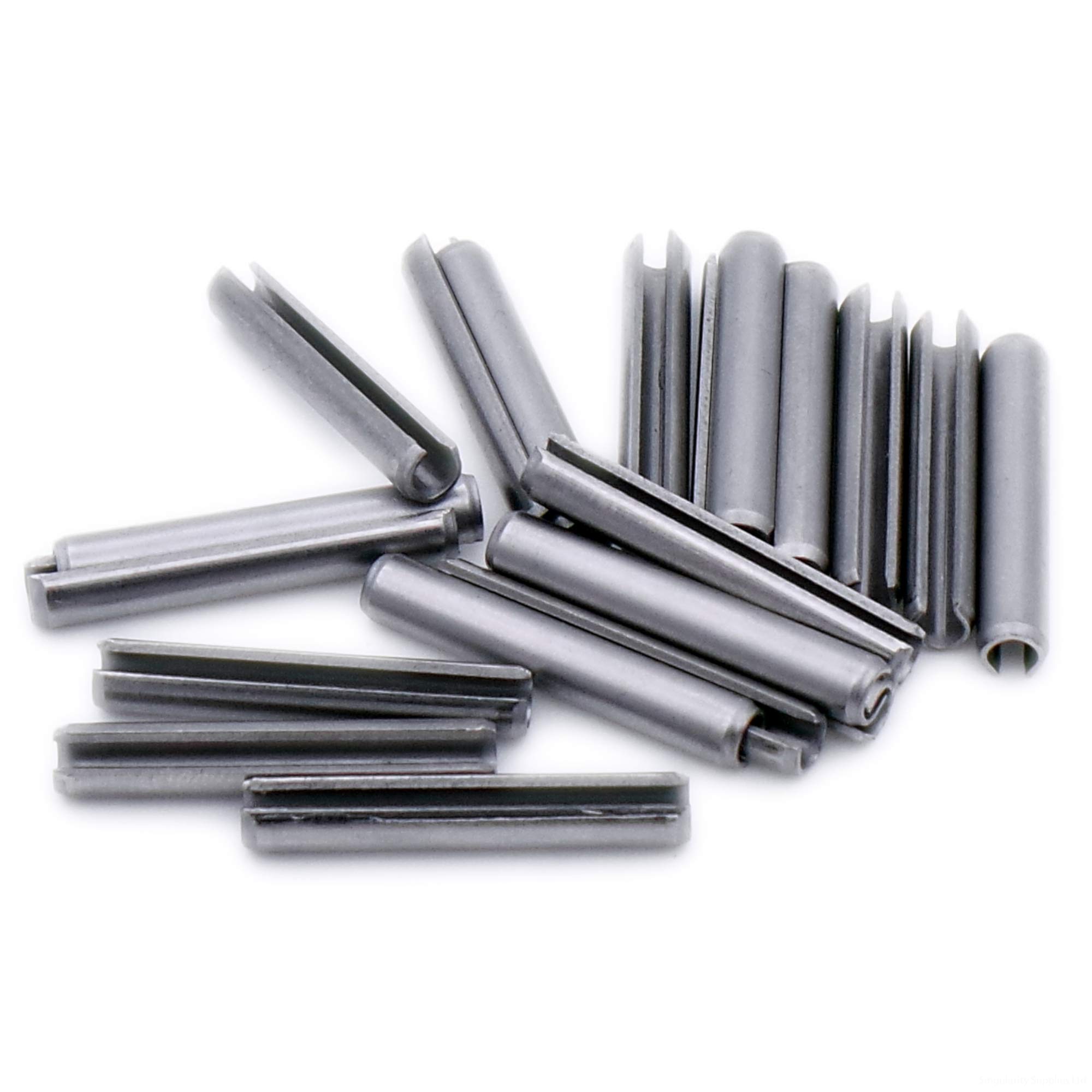 D2.5 (2.5mm x 28mm) Slotted Spring Pin (Heavy) - Stainless Steel (A1) (Pack of 20)