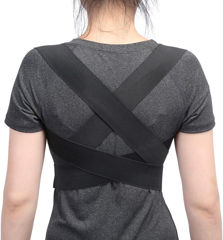 Doact Corrector Back Posture, Adjustable Shoulders to Improve Posture and Align Spine, Corrects The Posture in Front of The Computer Fit Man and Women(L)