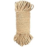 KINGLAKE GARDEN Jute Rope,Hemp Rope Heavy Duty Jute